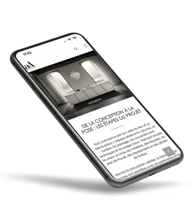 a&A concept store, version mobile