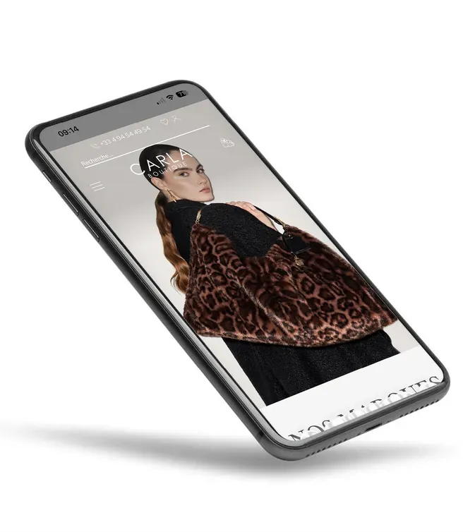 carla boutique, version mobile