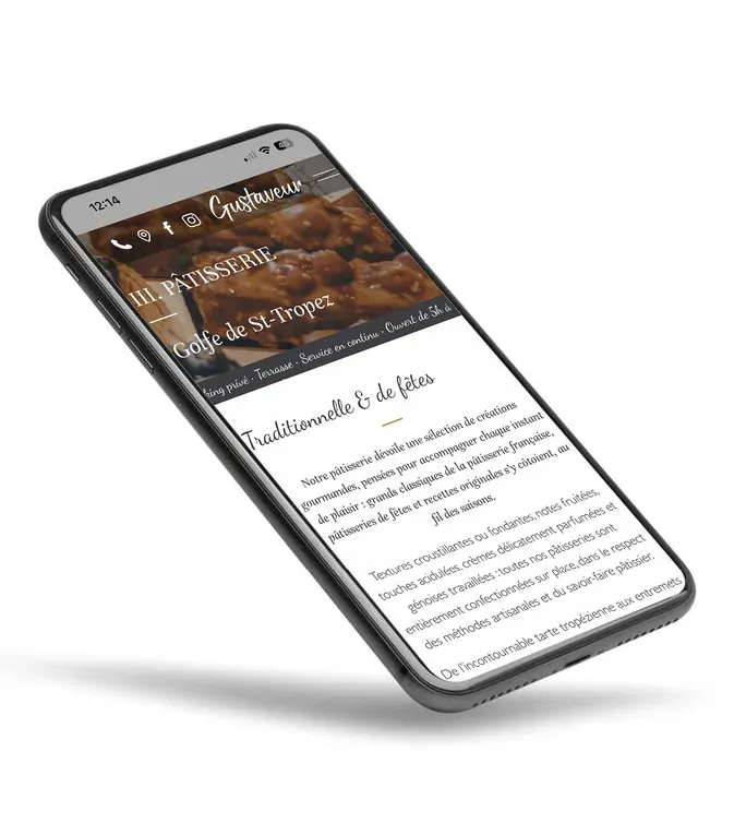 gustaveur, version mobile