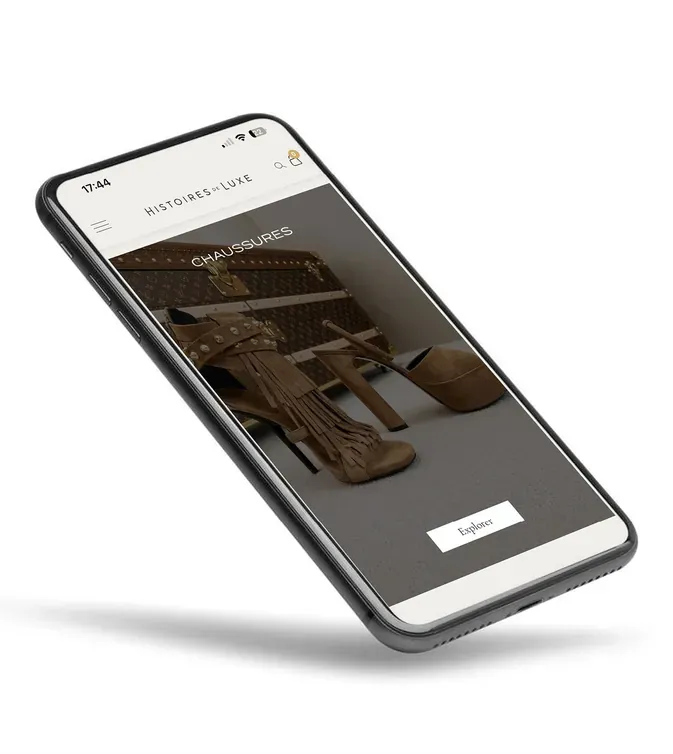 histoires de luxe, version mobile