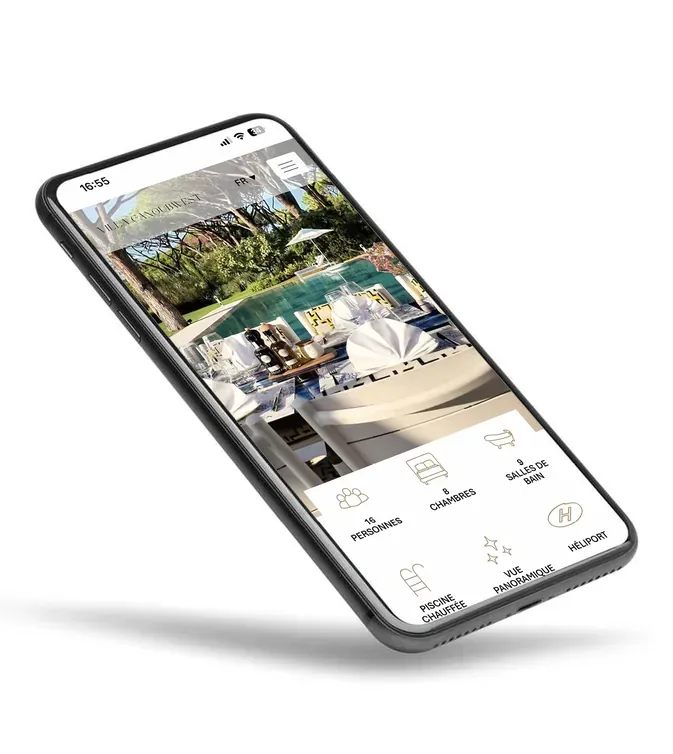 villa canoubwest, version mobile